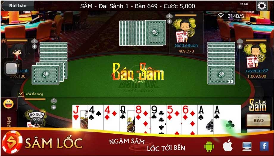 Thử sức ngay với game bài sâm lốc tại Red88